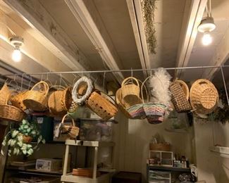 Wicker Baskets, TONS