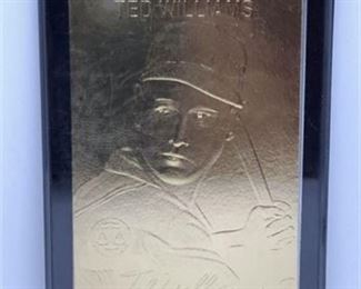 Lot 895
Ted Williams The Splendid Splinter 1996 Gold Performance Card