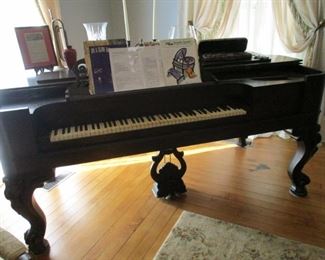 1865 Decker Brothers Piano - New York - Serial Number 2165.   Bought in Oregon, Missouri from a local family who were the second owners.  Cabinet is still in original finish.  Works need attention.  Will include a book on how to restore a grand piano for the realy DIY personality.