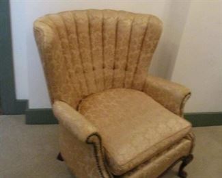 Antique Chair - Queen Anne styling but likely a mid-century reproduction. 
