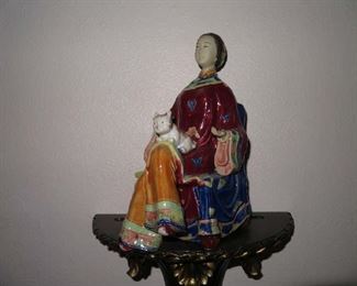 Asian Lady Figurine $20