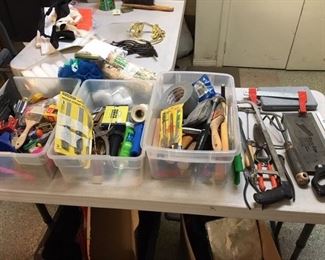 Tons of misc tools and garage items 