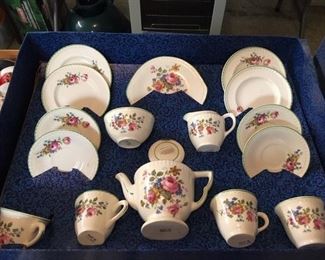 Two Vintage "Amersham" decorated Tea sets. Made in England still in original boxes