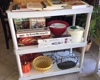 collection of vintage cook books