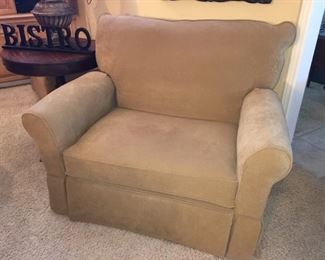 Nice oversize upholstered recliner