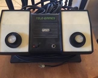 vintage pong console