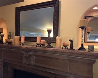 many decorative framed wall mirrors