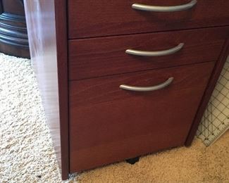 Bedside filing cabinet