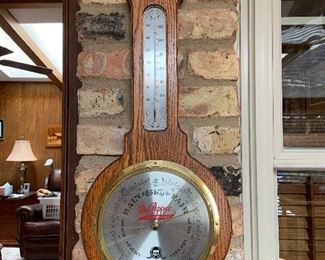 Dr Pepper collectible barometer/thermometer