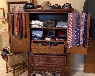Men’s belts, ball caps, hats, ties, suits, t shirts, pajamas and more! 