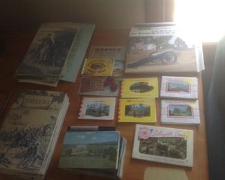 Collection of vintage travel items