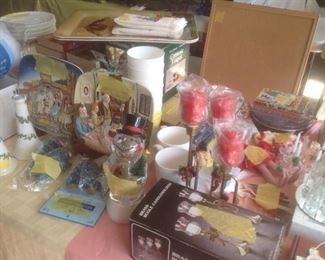 Christmas items...some dept 56