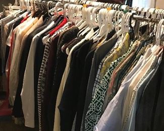 Clothes includes Brooks Brothers, Loft, Banana Republic, Old Navy, and more many with tags