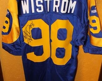 Grant Wistrom autographed jersey.  