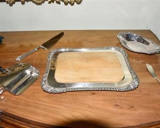 18. Silverplate Serving Items