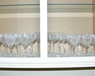 36. Grouping of Cut Glass Wine Glasses