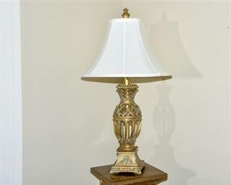 40. Decorative Gilt Table Lamp