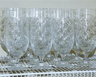 71. Set of Cut Glass Drinking Glasses