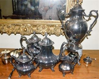 75. Silverplate Pitchers and More