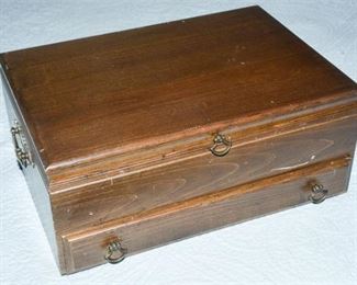 107. Wooden Flatware Box