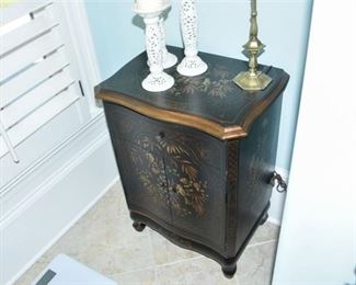 125. Hand Painted Cabinet