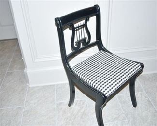 158. Chair with Lyre Design to Back