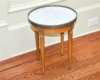 176. Marble Top Stand