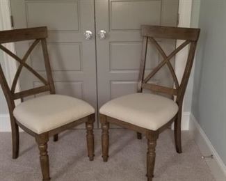 Set of (2) chairs