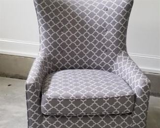 1 of 2 gray chairs priced individually. 