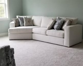 Norwalk custom Milford Sectional with Cuddle Chaise! 