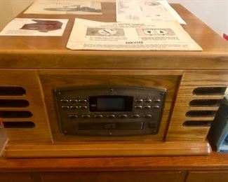 This Radio/CD/Record Player has the BEST sound for a compact unit like this.  Come check it out!