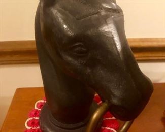 Cast Iron Hitching Post horse head