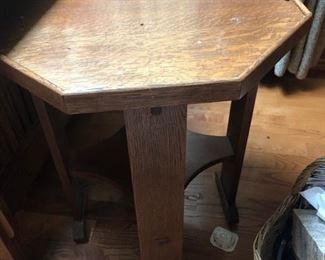 This is a Stickley octagon table