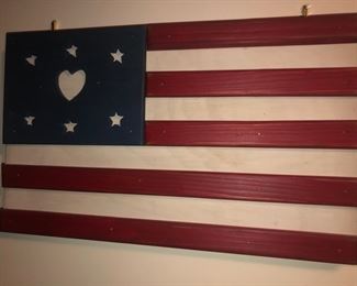 Wooden Flag art