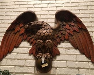 Super Nice and Very Large Eagle Figurine 