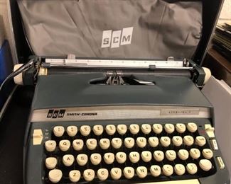 Smith Corona Portable typewriter. I typed many term papers on one just like this!