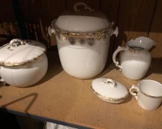 Antique wash basin set by John Maddock & Sons Royal Virtreous England 1860
