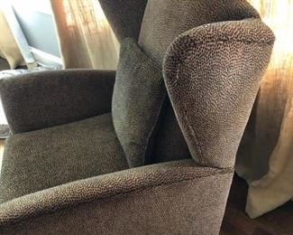 Cheetah Print Chair and Recliner by Norwalk