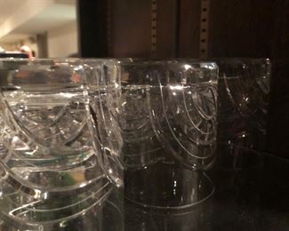 Crystal high ball glasses