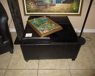 Four square storage coffee table
