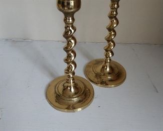 Small Brass candlesticks
