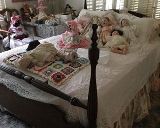 Bed, doll collection