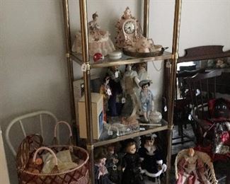 Shelf, doll collection