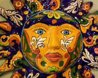 Ceramic folk art piece from Mexico. Silent Auction.