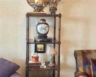 4-Tier Etagere Shelf - $225 (20W  18D  61H)