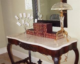 Fine Antique Marble Top Table