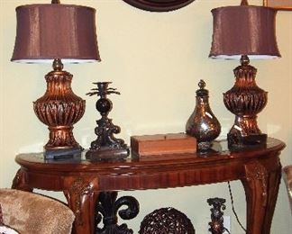 Fine Lamps, Oversized Wall Clock and Decorative Arts