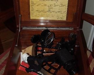 Great Old Sextant in Orig. Box