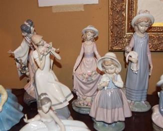 Cybis, R. Doulton and Lladro Figurines