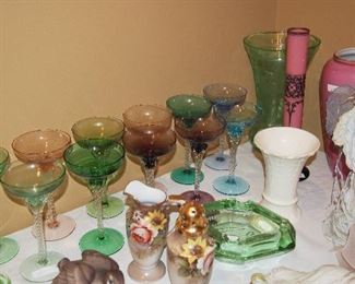 Gorgeous Glass, Art Glass, Nippon, Spode and more